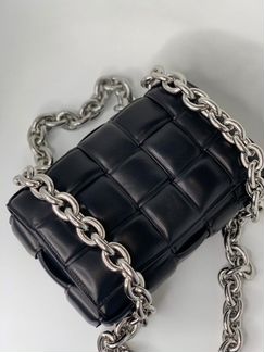 Сумка Bottega Veneta Chain Cassette черный
