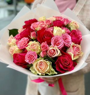 Розы, Букеты Цветы 25 51 151 201 501 101
