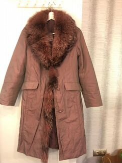 Пальто зимнее тёплое пуховик 46-48