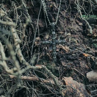 Крест Некроманта (стальной кулон)