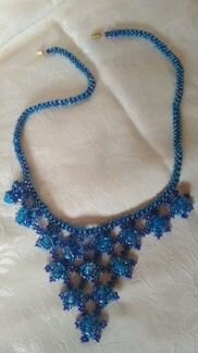 Колье из бисера