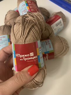 Пряжа (мерсеризованный хлопок)