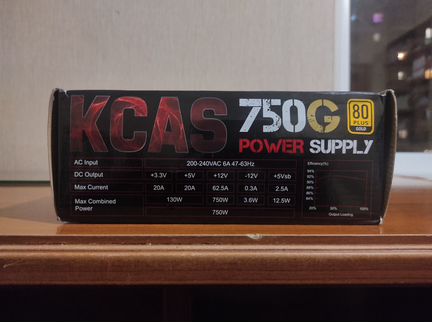 Блок питания Aerocool kcas RGB 750G 80Gold+