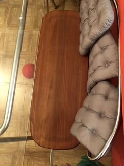 Большой кухонный стол стеклянный