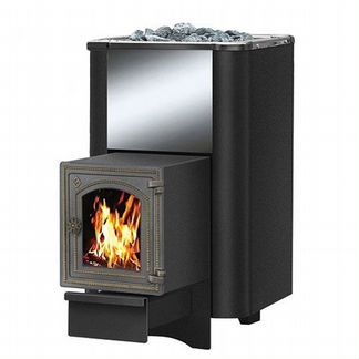 Чугунная печь везувий Сенсация 22 Антрацит (дт-4С)