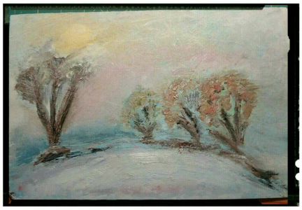 Картины маслом этюды с натуры А4