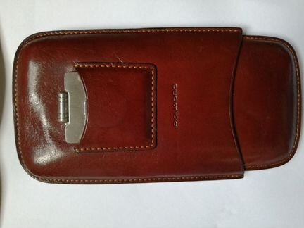 Портсигар Piquardo из натуральной кожи с гильотино