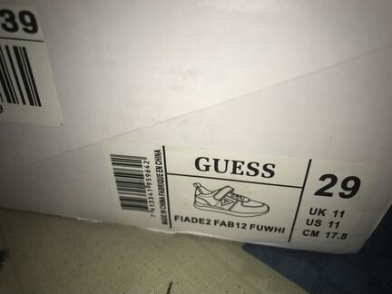 Guess новые кроссовки размер 29 19.5 см оригинал