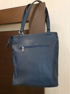 Cумка синяя в клетку