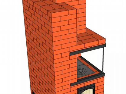 печь голландка 3 на 4 кирпича