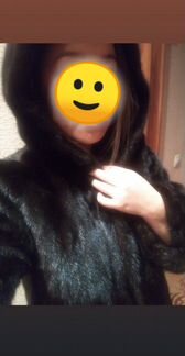 Норковая шуба с копюшоном