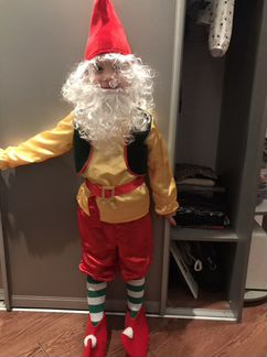 Новогодний костюм для мальчика гном