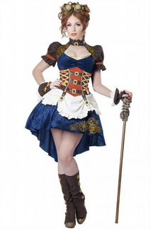 Костюм California Costumes Очаровательная девушка стимпанк, XL