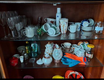 Посуда хрусталь фарфор вербилки дулево сирень англ