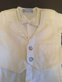 Нарядный слип (комбинезон) на выписку choupette