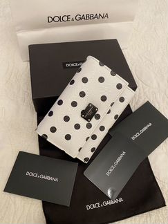 Портмоне кошелек Dolce Gabbana оригинал черн бел