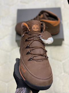 Ботинки timberland натуральный нубук и мех (41-45)