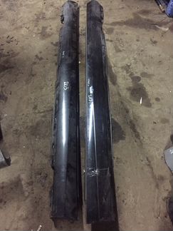 Накладки на пороги Mercedes w203 комплект