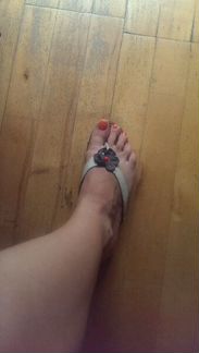 Шлепки кожаные