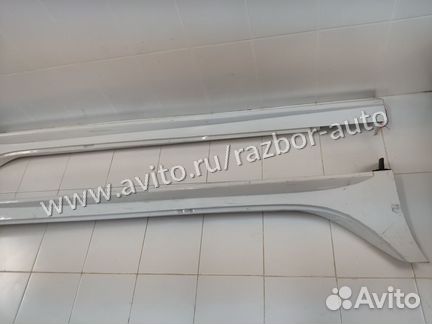 Накладки на пороги Jaguar Xf 2015+