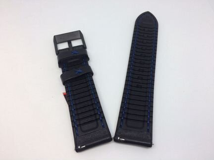 Ремень для часов Stailer Max Sport Black Blue 3 22