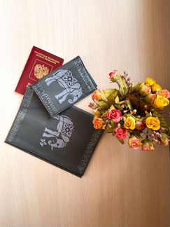 Обложка на паспорт подарок на новый год