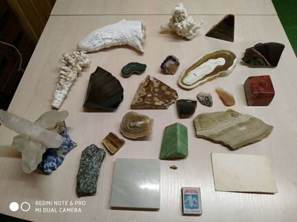 Минералы, коллекция камней СССР