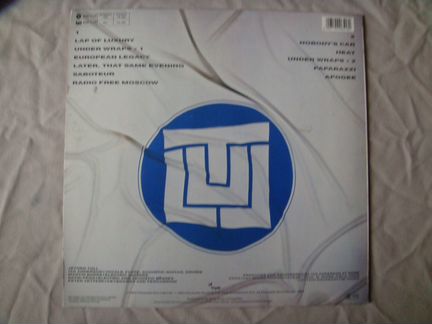 Jethro tull Under Wraps1984 Germany