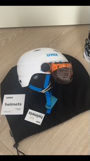 Шлем Uvex 52-54, лыжи Fisher 100