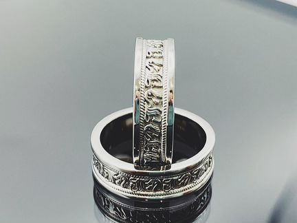 Обручальные кольца из белого золота