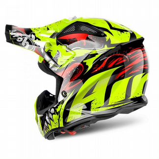 Мотошлем Кроссовый Airoh Aviator 2.2 Grim Gloss
