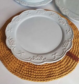 Вязаная салфетка