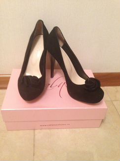 Замшевые туфли 