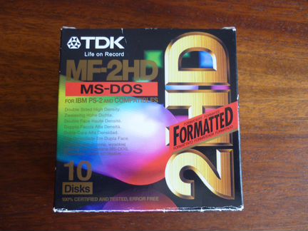 Дискеты TDK MF-2HD