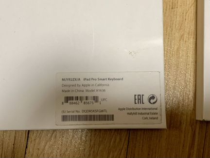 Клавиатура smart keyboard apple iPad pro 12.9