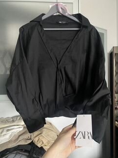 Рубашка черная Zara (новая)