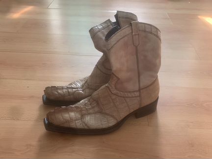 Mauri vero cuoto сапоги из крокодильей кожи