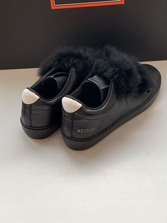 Слипоны Leather Crown