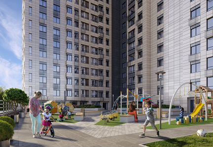 1-к квартира, 41.2 м², 16/24 эт.