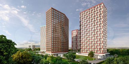1-к апартаменты, 47.9 м², 5/21 эт.