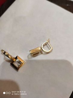 Золотые серьги