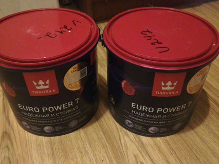 Краска матовая Euro Power 7