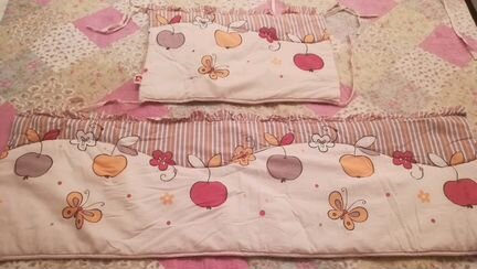 Бортики + одеяло в кроватку
