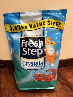 Впитывающий наполнитель Fresh Step Crystals 3.62 к