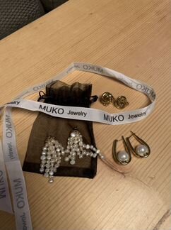 Серьги винтажные, Muko Jewelry