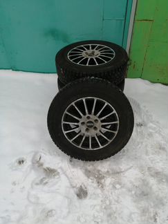 Колёса 5/114 215/65 continental зима шипы