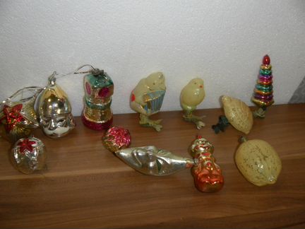 Елочные игрушки из каталога СССР