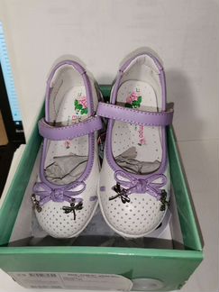 Туфли для девочки, натуральная кожа, 23 размер