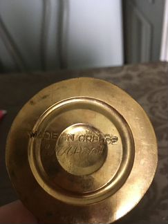 Антикварная медная чаша