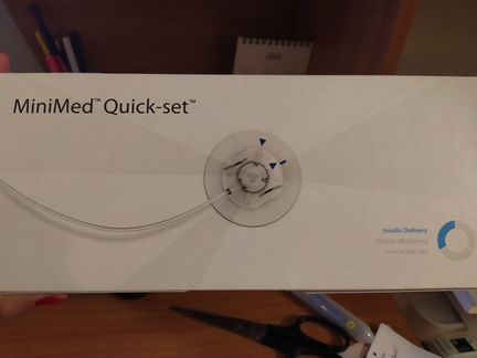 Quick-set MiniMed устройство для инфузий к помпе M